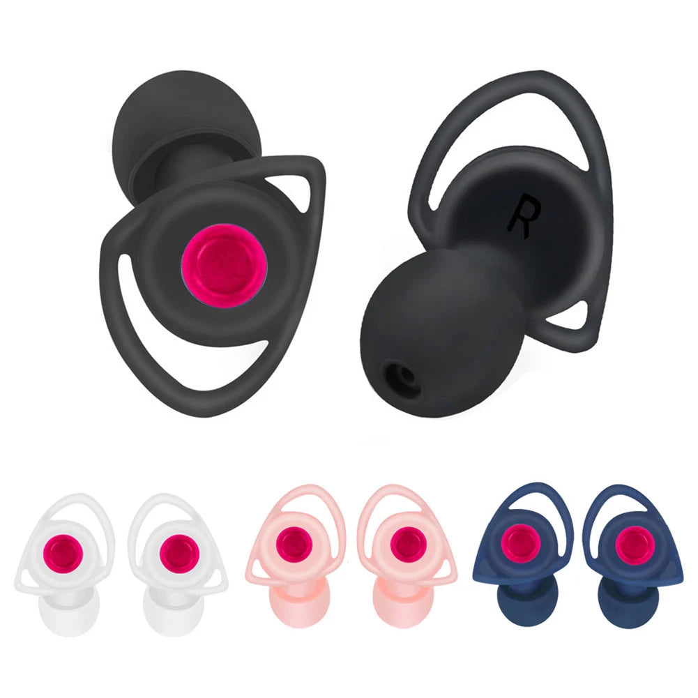 Sleep Soft Silicone Ear Plugs Sleeping Device Noise Reduction Earplugs Sound Insulation Dream Night Anti Snoring Ear Protection