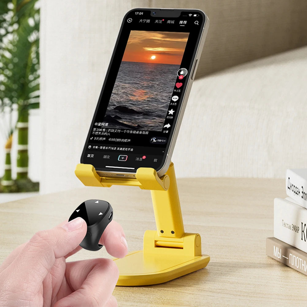 2025 Touch Screen Scrolling Remote for TikTok YouTube Instagram Shorts Video Scroller Page Turner Clicker for Kindle Universal