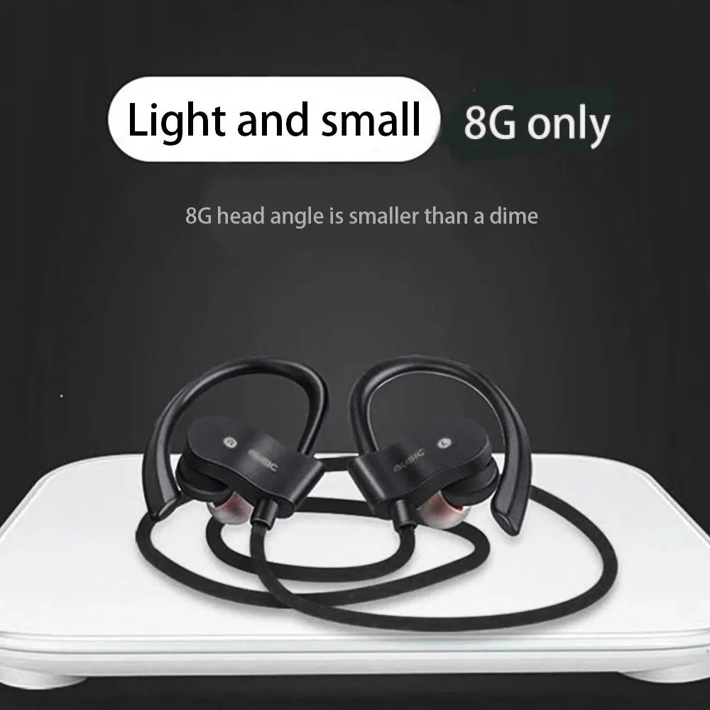 Bluetooth Earphone Earloop Earbuds Stereo Bluetooth Headphone Wireless Sports Earpiece Handsfree with Microphone For Smart Phone