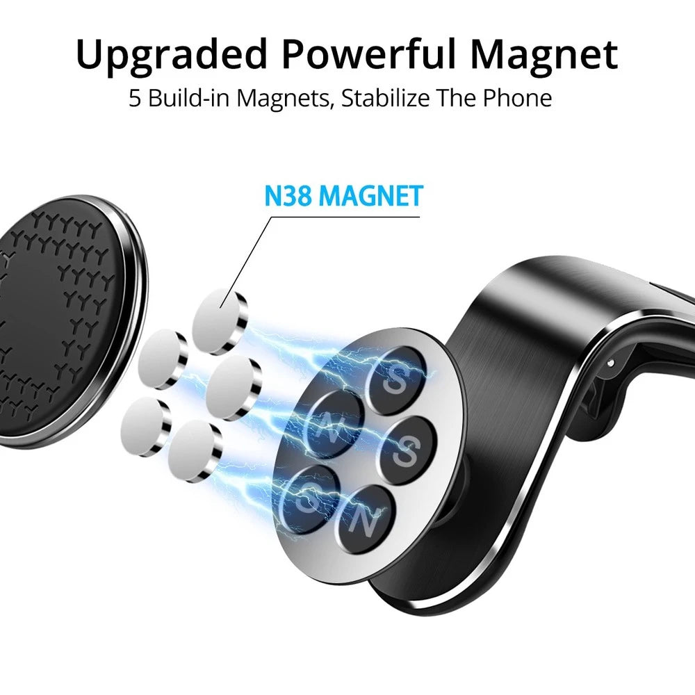 Magnetic Car Phone Holder Mobile Support For The Car Cell phone Support Mobile Door For Auto For iphone Xiaomi Huawei Samsung