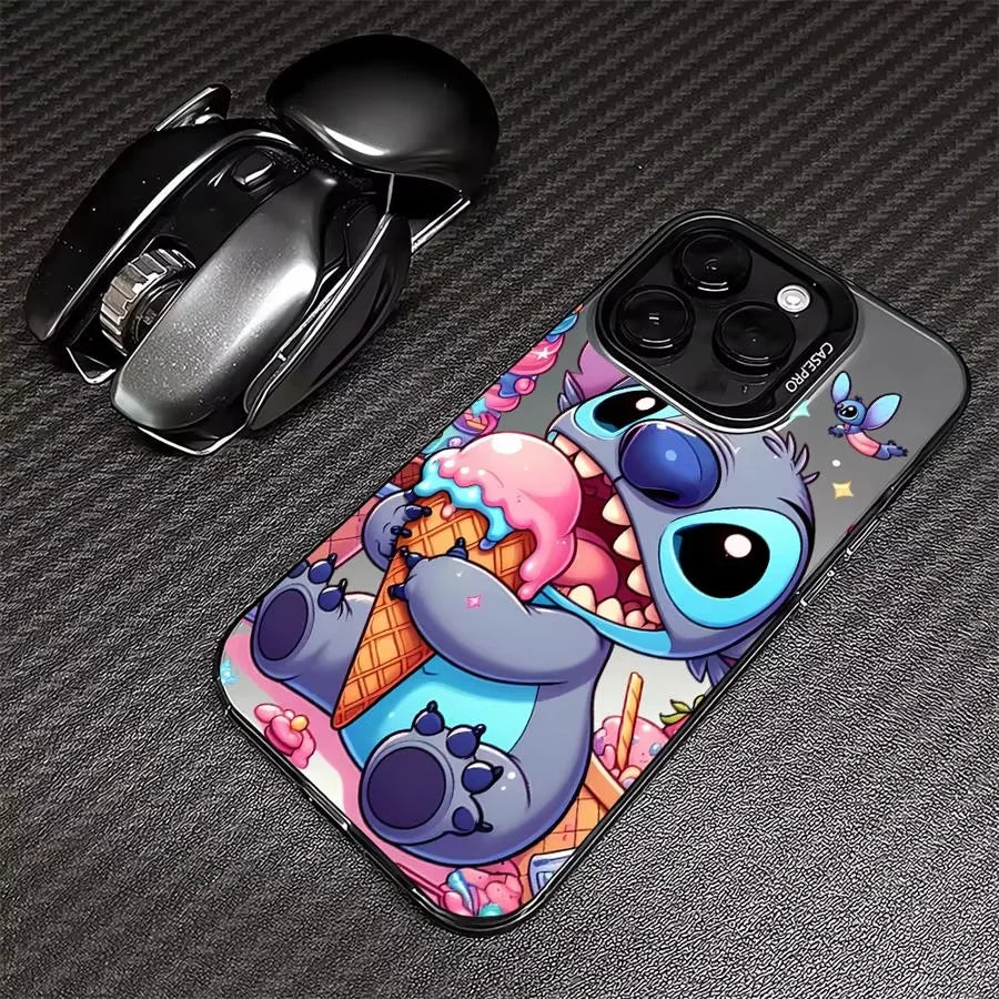 Stitch Naughty Lovely Phone Case For iPhone 16 15 14 13 12 11 Pro Max 7 8 Plus XR XS Max Mini Y2K Anti Fall Kawaii Cover Cartoon