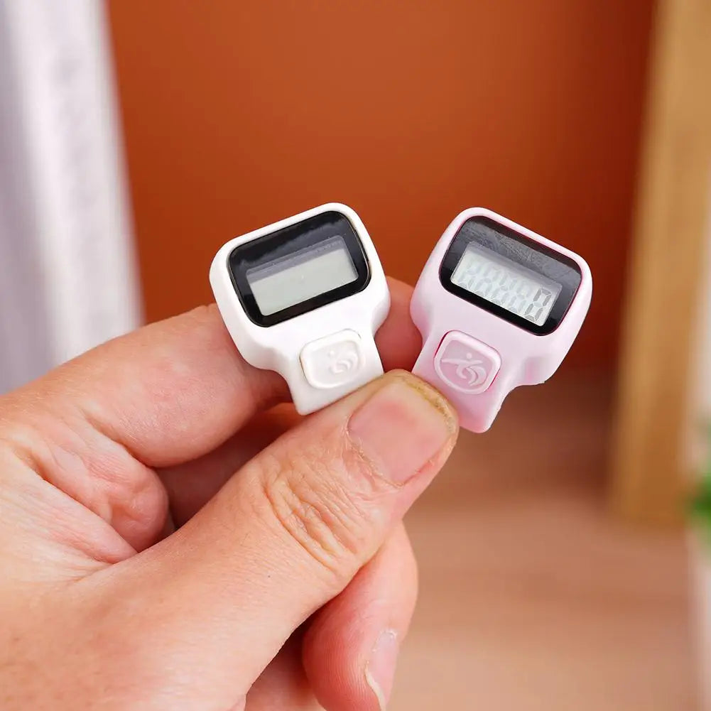 Fitness Electronic Finger Counter, Mini Digital Display Hand Tally Counter, Thumb-Operated Manual Count Tool, Accurate No