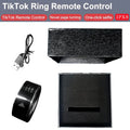 Tiktok Video Smart Ring Remote Control Gadget Flipping Selfie Fingertip Controller Give Likes Screen Scraper App Page Turner
