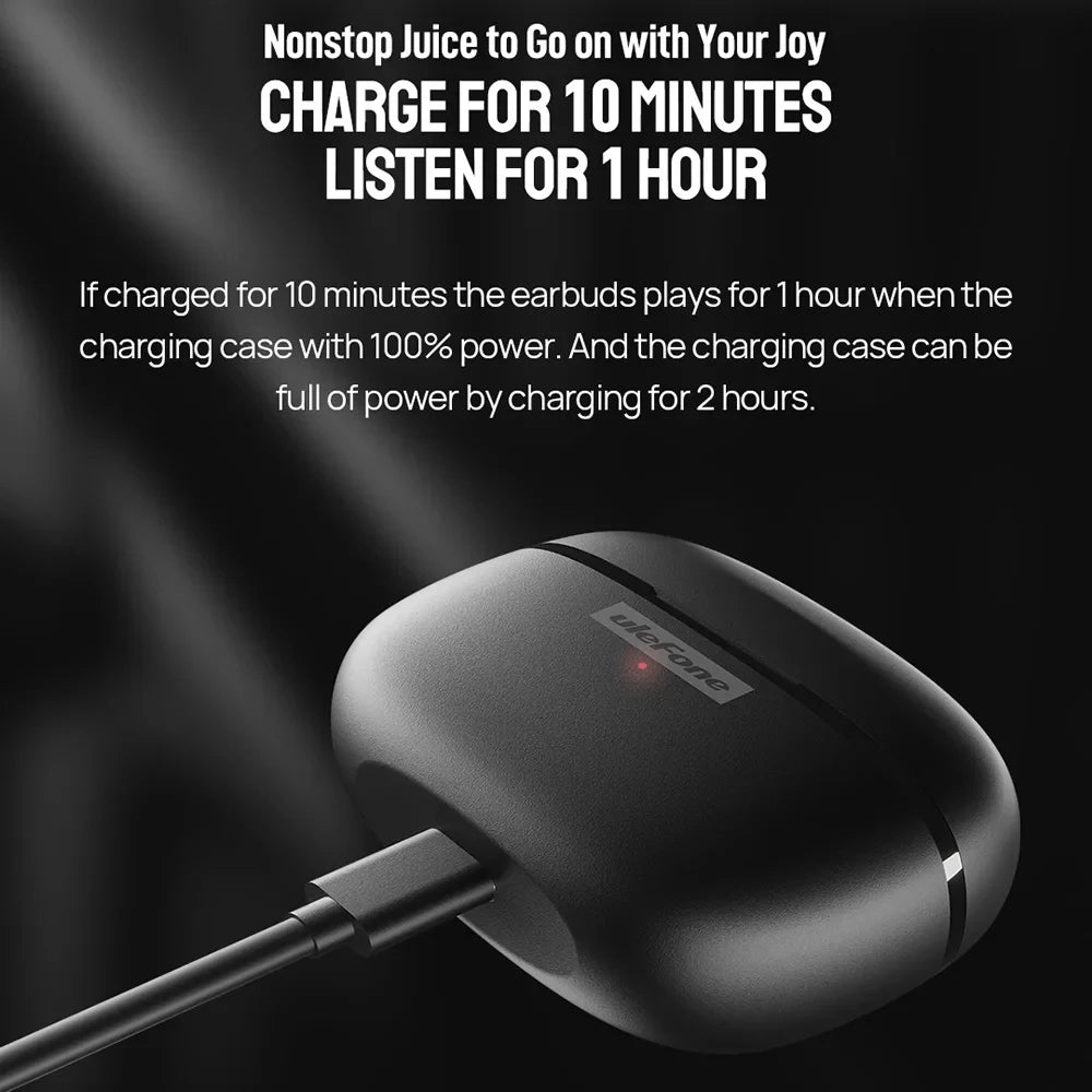 Ulefone Buds Wireless Bluetooth Headset Sports Music Earphones Business Headset Earbuds Suitable For All Smart Phones