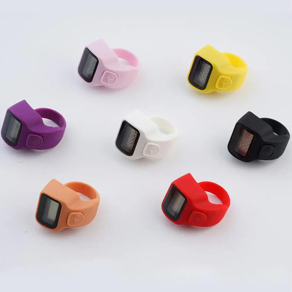 Fitness Electronic Finger Counter, Mini Digital Display Hand Tally Counter, Thumb-Operated Manual Count Tool, Accurate No