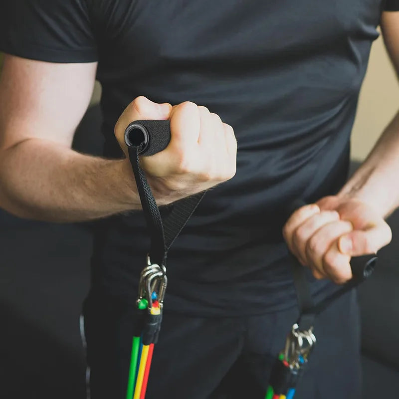 Gym Equipment Accessories for Power Rack: Resistance Band, Pull-Up Assist, Handle Grips, Door Anchor, Fitness Cable Attachments