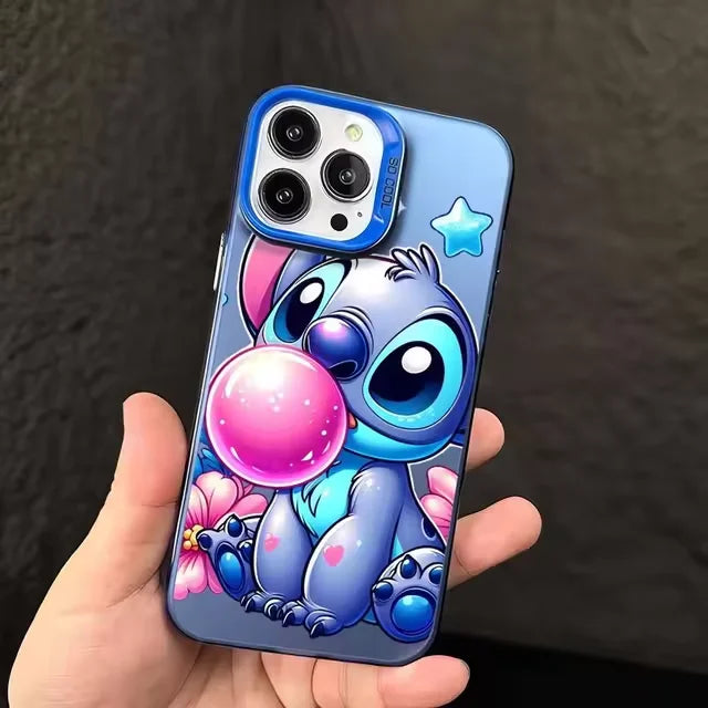 Stitch Naughty Lovely Phone Case For iPhone 16 15 14 13 12 11 Pro Max 7 8 Plus XR XS Max Mini Y2K Anti Fall Kawaii Cover Cartoon