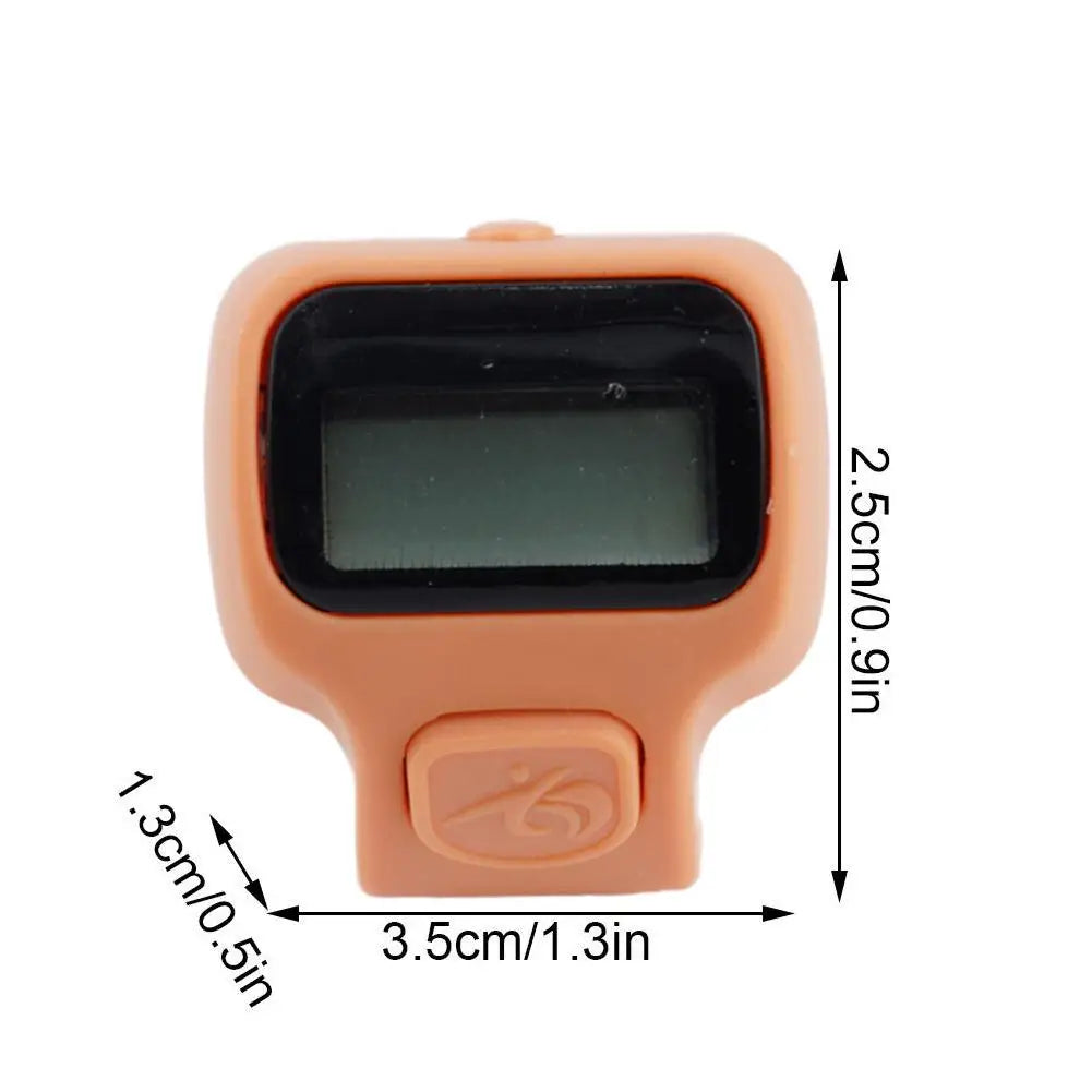 Fitness Electronic Finger Counter, Mini Digital Display Hand Tally Counter, Thumb-Operated Manual Count Tool, Accurate No