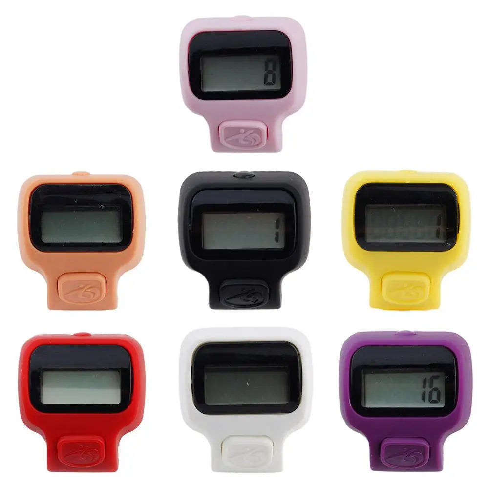 Fitness Electronic Finger Counter, Mini Digital Display Hand Tally Counter, Thumb-Operated Manual Count Tool, Accurate No