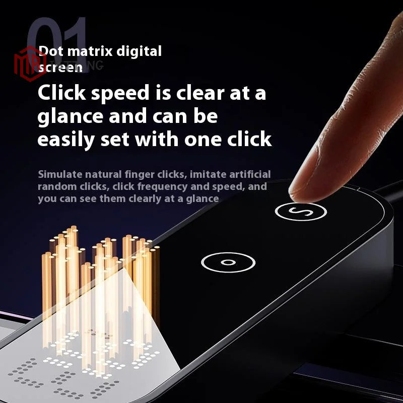 Screen Auto Clicker Simulated Finger Clicking For TikTok Smart Phone App Video Live Streaming Screen Touch Tripods Tapper Device