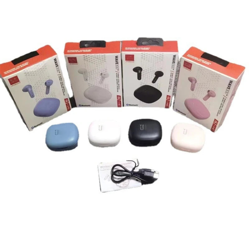 New high-frequency WAVE300TWS true wireless Bluetooth earbuds with semi in ear sports calling and music earphones