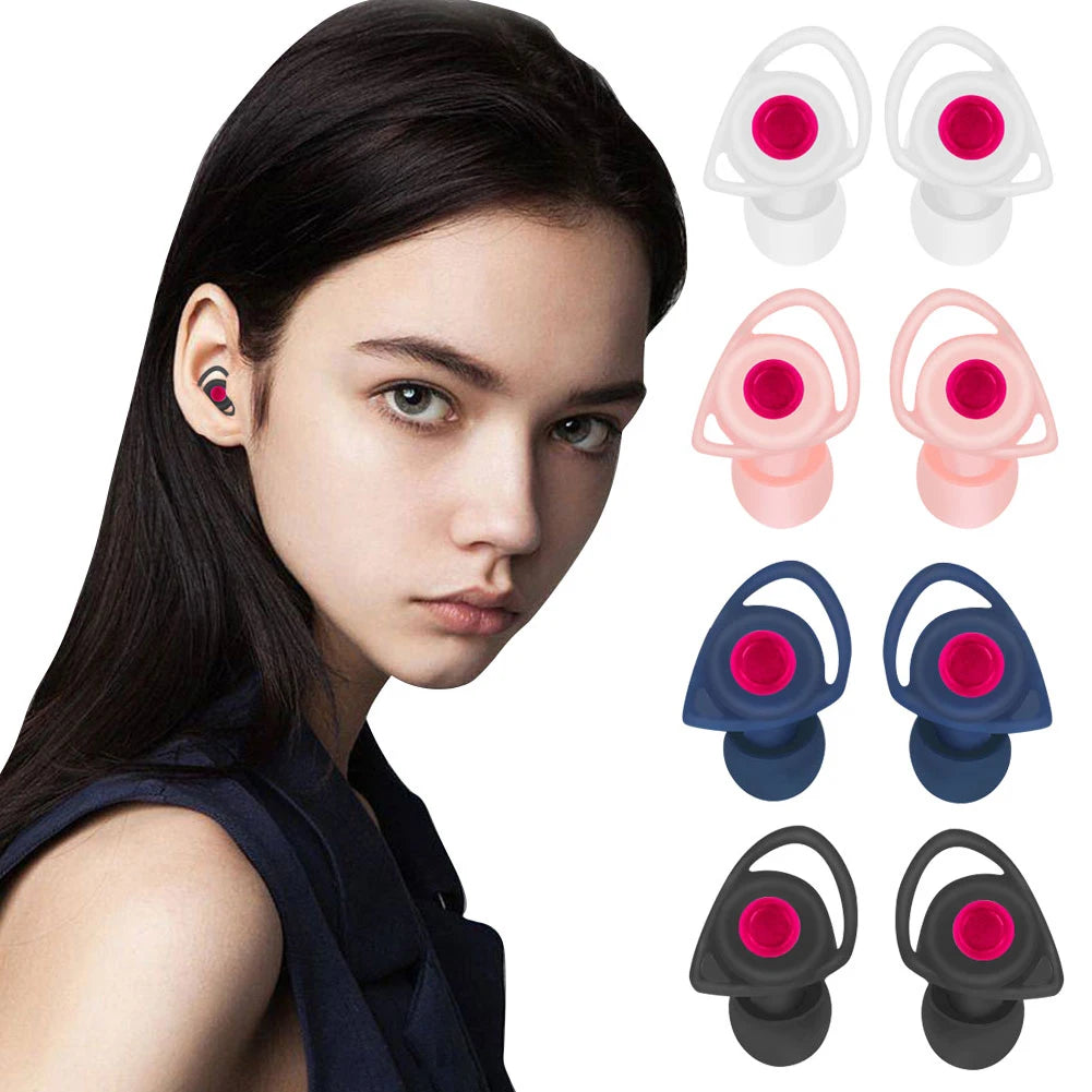 Sleep Soft Silicone Ear Plugs Sleeping Device Noise Reduction Earplugs Sound Insulation Dream Night Anti Snoring Ear Protection