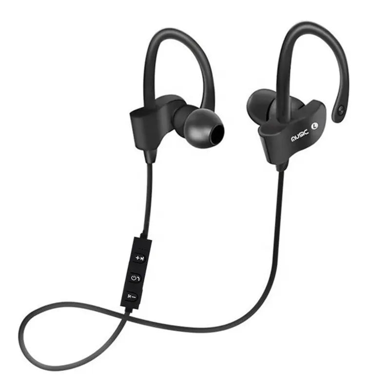 Bluetooth Earphone Earloop Earbuds Stereo Bluetooth Headphone Wireless Sports Earpiece Handsfree with Microphone For Smart Phone