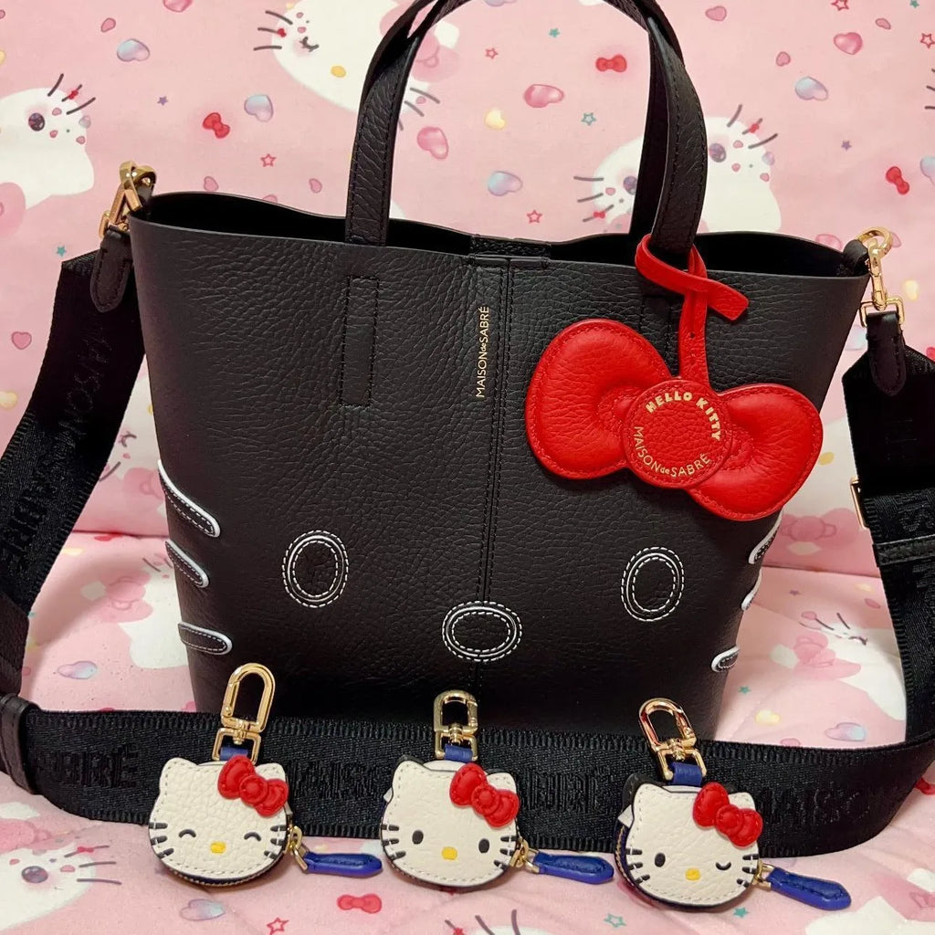 Sanrio Hello Kitty Key Chain Kawaii Cartoon Backpack Dopamine Accessories KT Cat Cute Decoration Charming Kawaii Birthday Gifts
