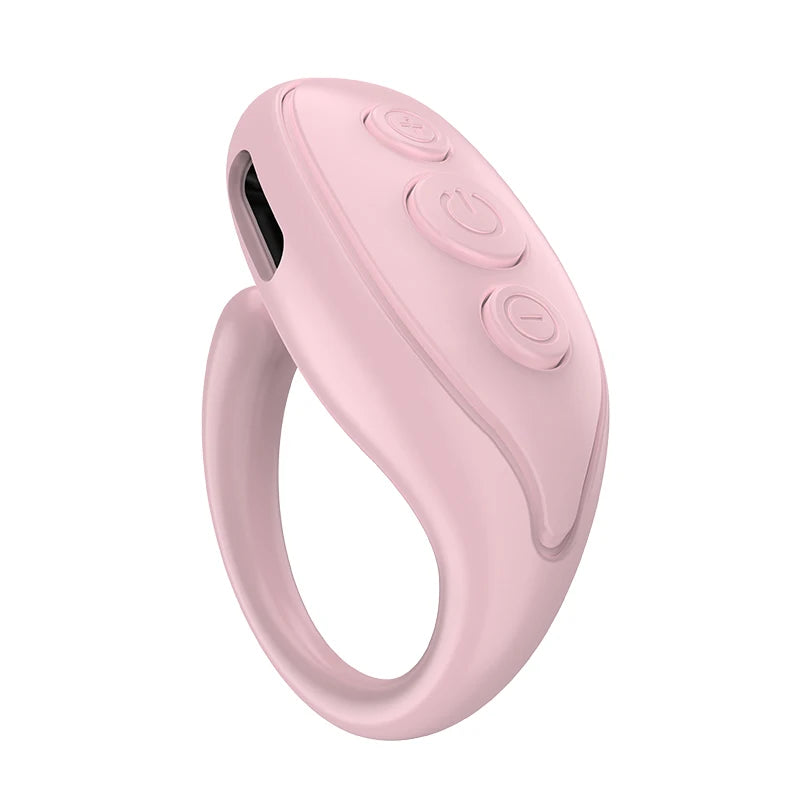 Ring Remote Control For Tiktok Browsing Mobile Phone Selfie Page Turner Lazy Artifact Bluetooth-compatible 5.3