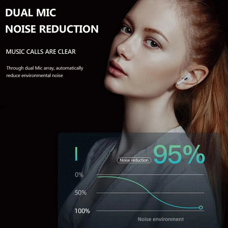 Wireless Bluetooth Earphones For Apple iPhone iPad Air Earbuds For Xiaomi Huawei Samsung Gaming Headset Laptops Tablet Headphone