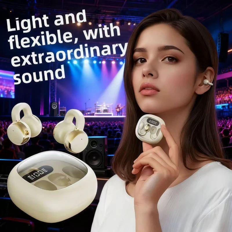 Tws Wireless Bluetooth Headset Bluetooth Headphones Power Earbuds Digital Display Stereo Sound Earphones for All Smartphone