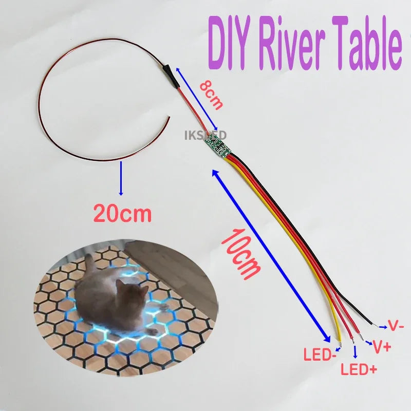 Tiktok Network Red Same style river table air separation touch induction switch 3v-24v touch induction cellular coil customized
