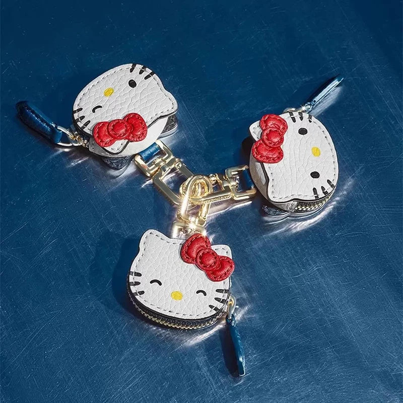 Sanrio Hello Kitty Key Chain Kawaii Cartoon Backpack Dopamine Accessories KT Cat Cute Decoration Charming Kawaii Birthday Gifts
